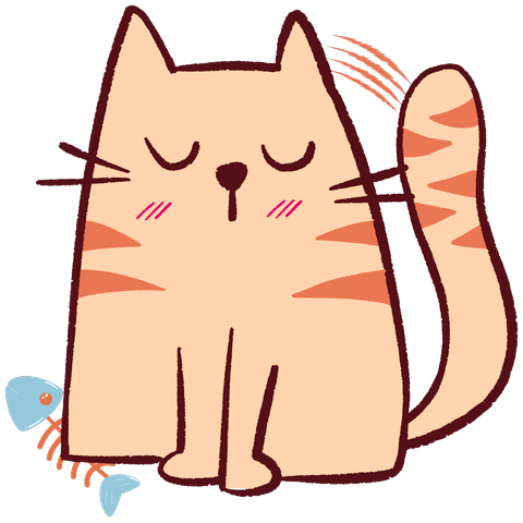 Cat spirit animal sticker