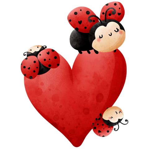 Ladybug spirit animal sticker
