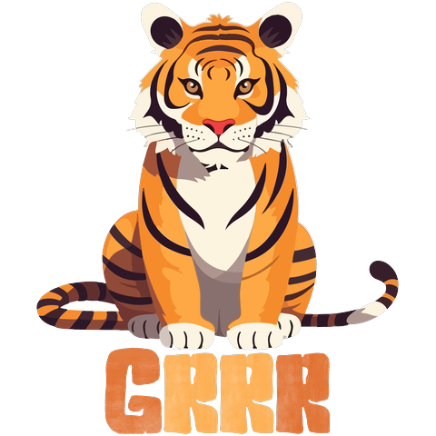 Tiger spirit animal sticker