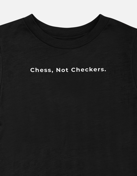 Chess, Not Checkers | Black