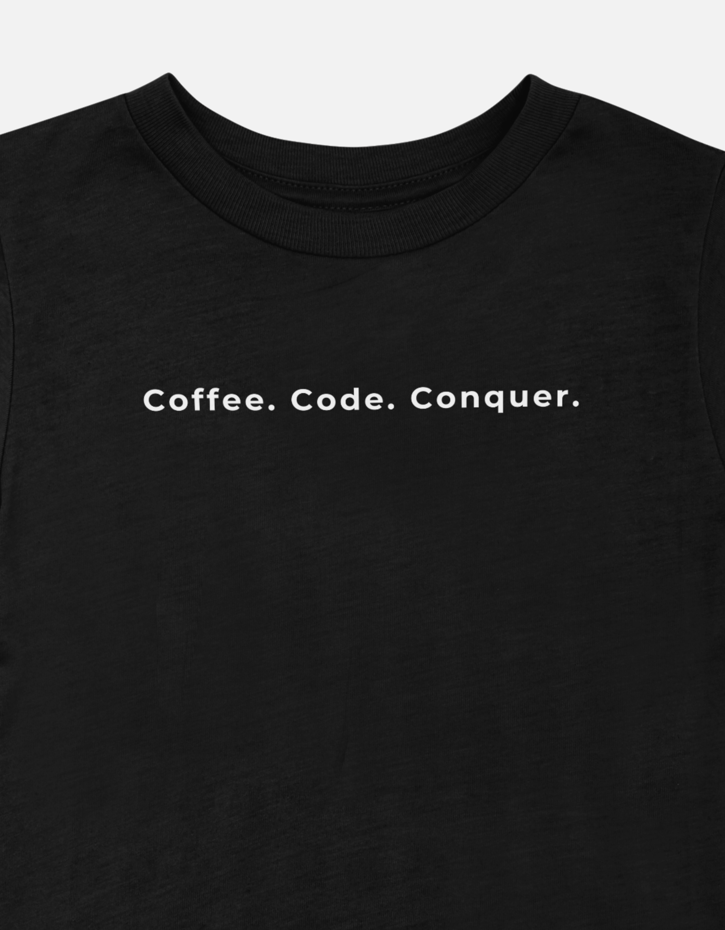 Coffee Code Conquer oversized graphic tee worn in an Indian street-style setting — premium streetwear India | StyleUp.Today