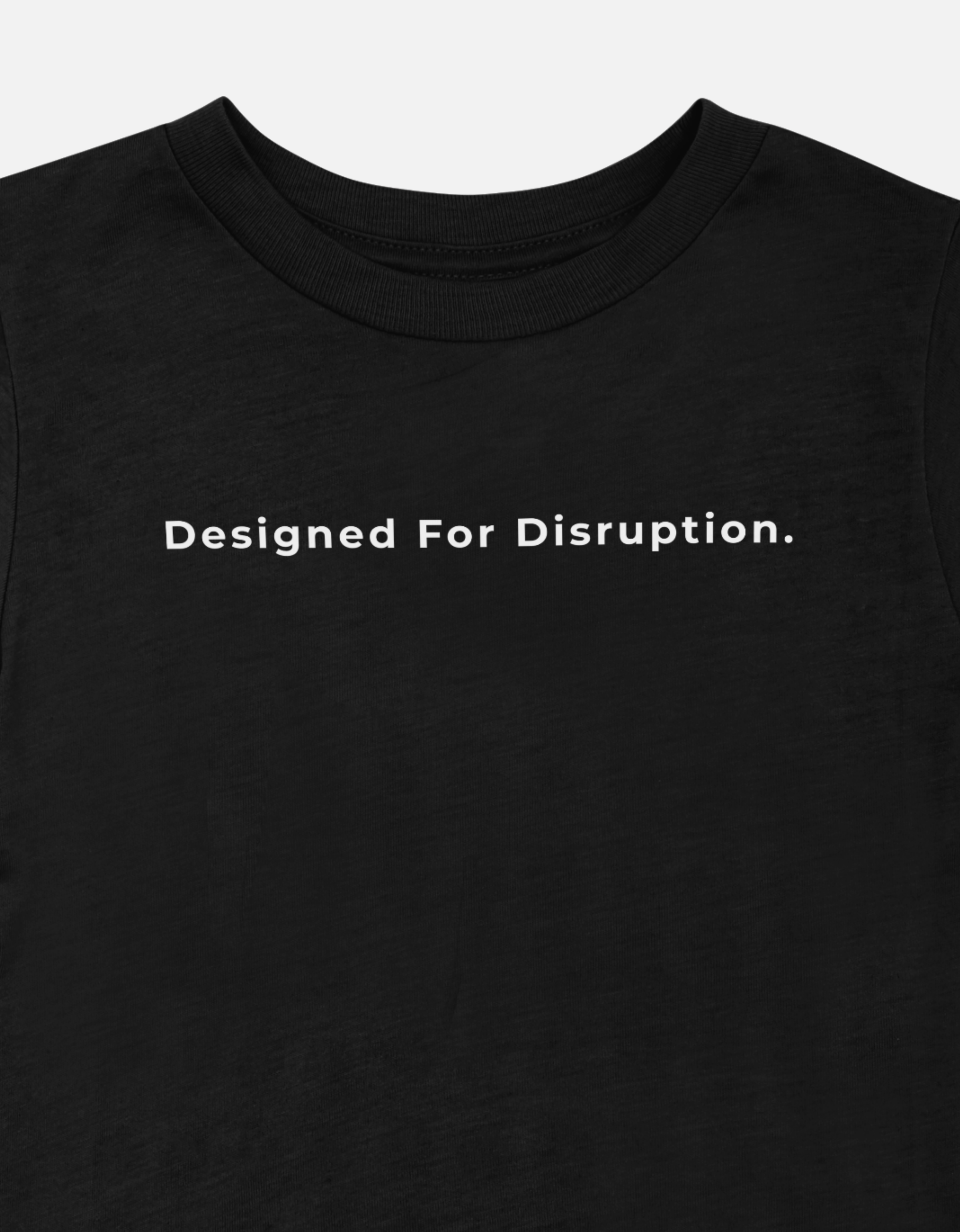 Designed For Disruption oversized graphic tee worn in an Indian street-style setting — premium streetwear India | StyleUp.Today