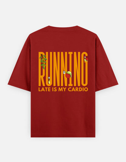 Red – Snail Spirit Animal Oversized Tee