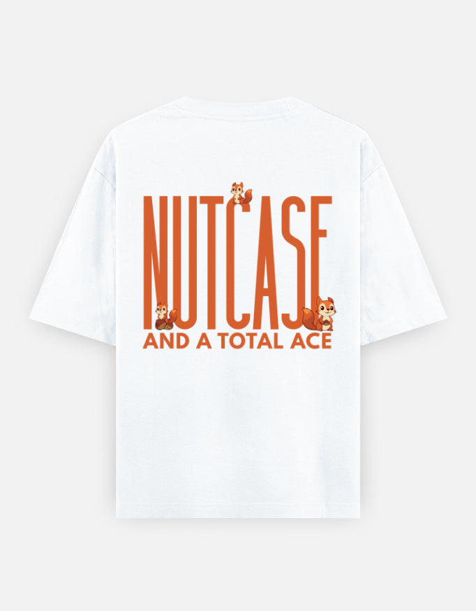 White – Squirrel Spirit Animal Oversized Tee
