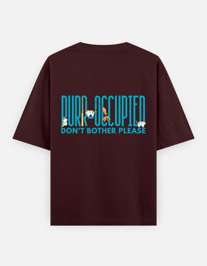 Maroon – Cat Spirit Animal Oversized Tee