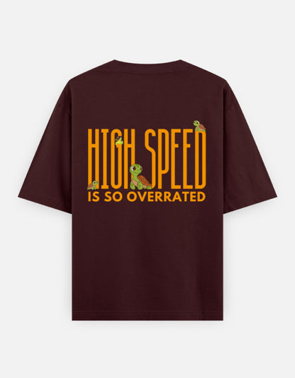 Maroon – Tortoise Spirit Animal Oversized Tee