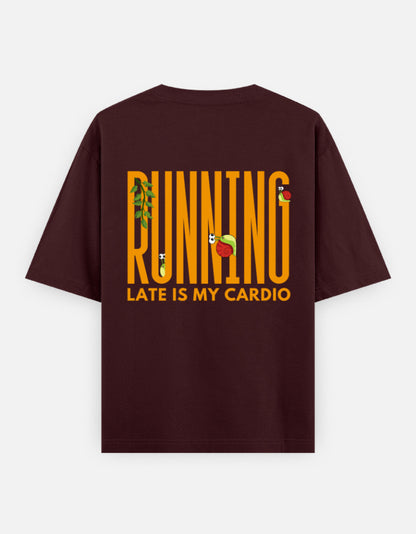 Maroon – Snail Spirit Animal Oversized Tee