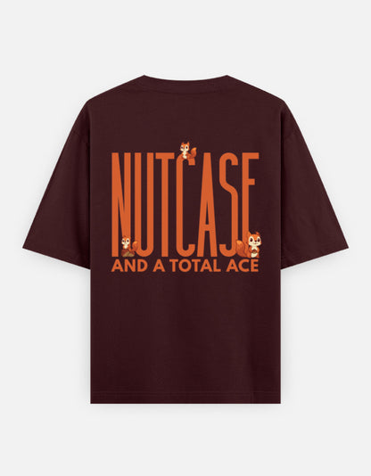 Maroon – Squirrel Spirit Animal Oversized Tee