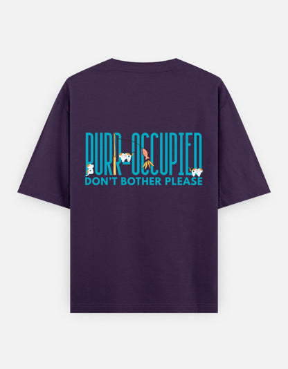 Purple – Cat Spirit Animal Oversized Tee