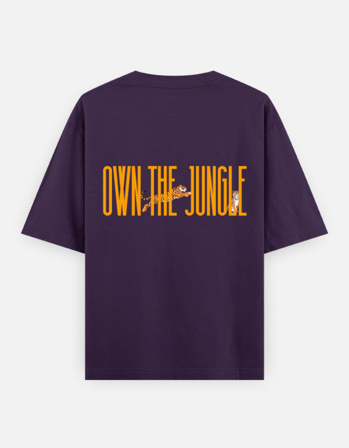 Purple – Tiger Spirit Animal Oversized Tee