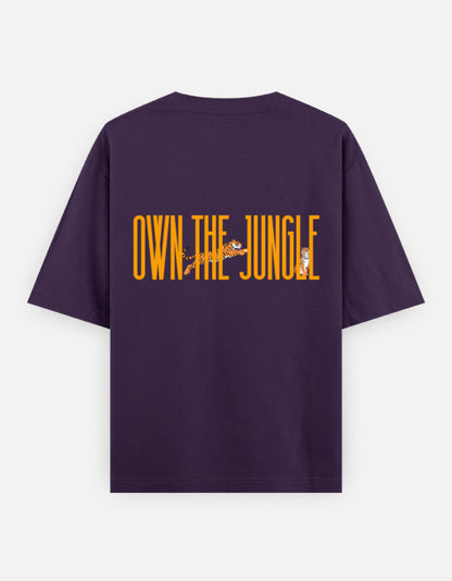 Purple – Tiger Spirit Animal Oversized Tee