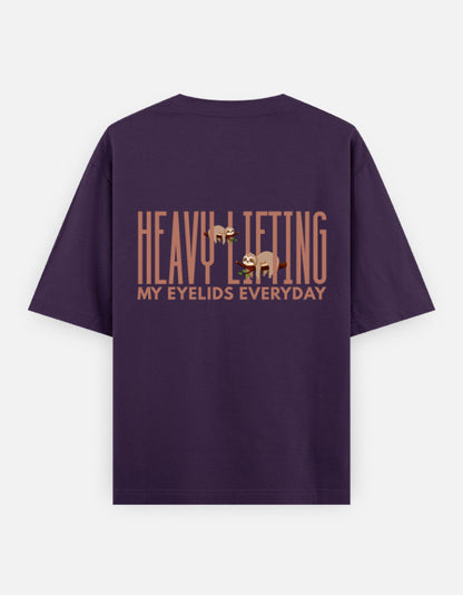 Purple – Sloth Spirit Animal Oversized Tee