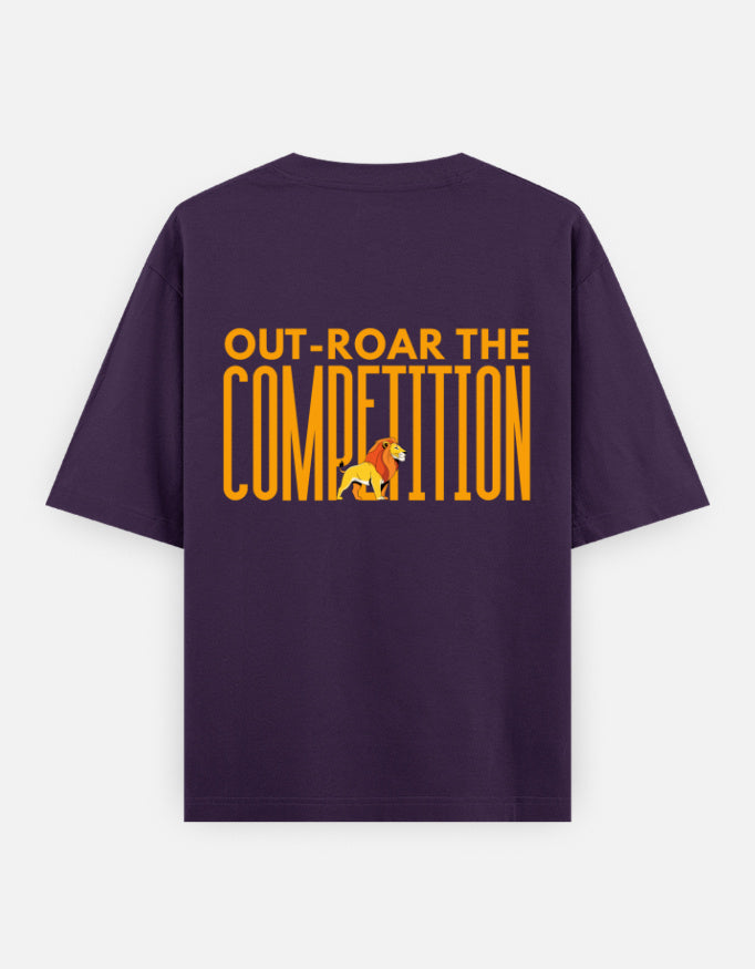 Purple – Lion Spirit Animal Oversized Tee