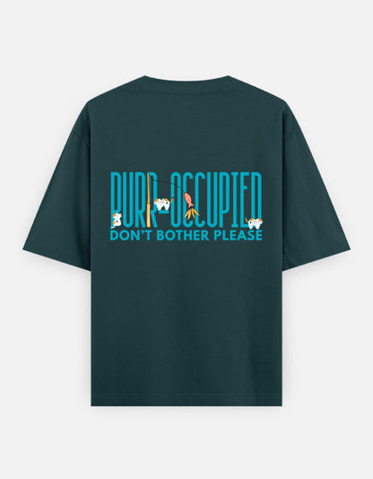 Petrol Blue – Cat Spirit Animal Oversized Tee