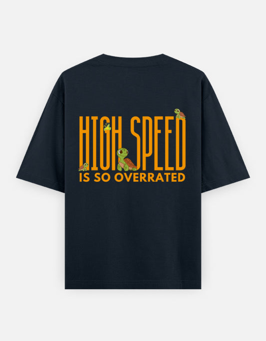 Navy Blue – Tortoise Spirit Animal Oversized Tee