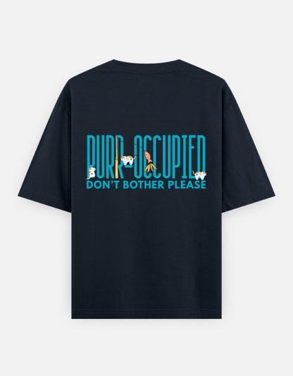 Navy Blue – Cat Spirit Animal Oversized Tee