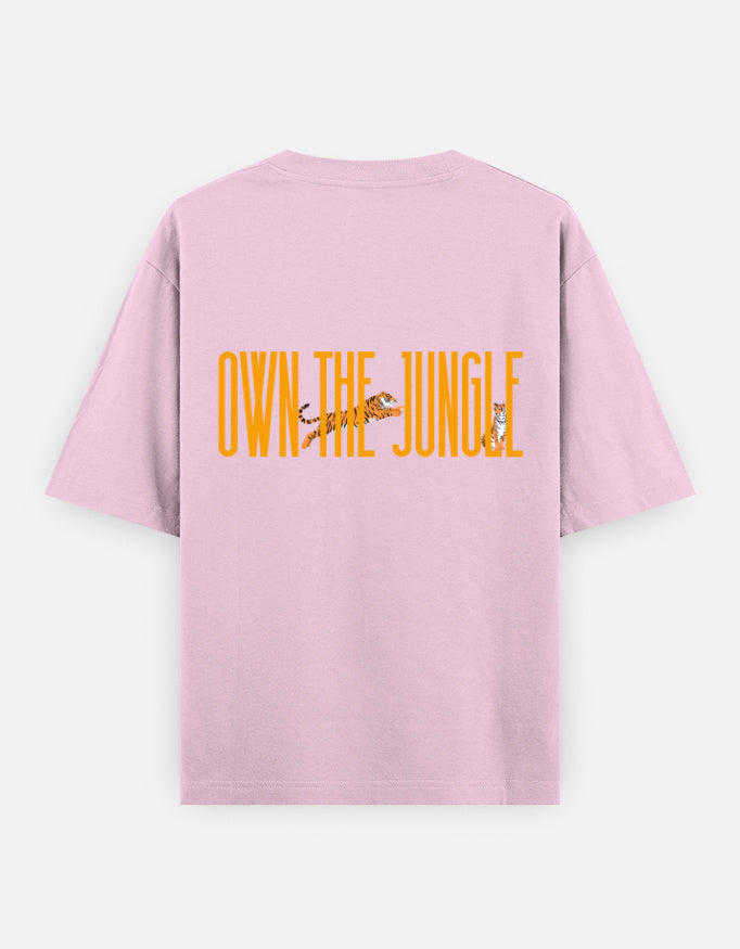 Light Baby Pink – Tiger Spirit Animal Oversized Tee