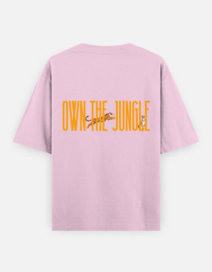 Light Baby Pink – Tiger Spirit Animal Oversized Tee