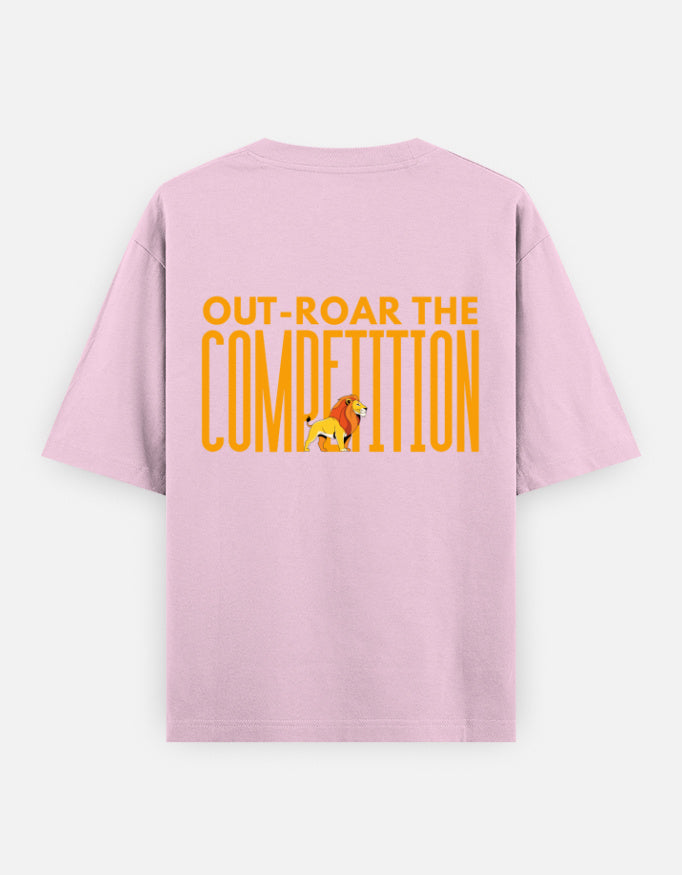 Light Baby Pink – Lion Spirit Animal Oversized Tee