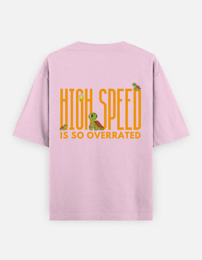 Light Baby Pink – Tortoise Spirit Animal Oversized Tee
