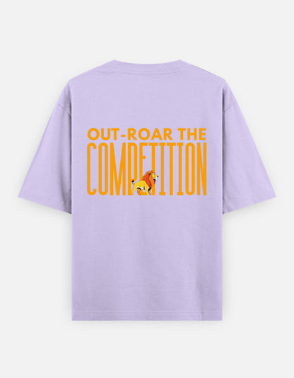 Lavender – Lion Spirit Animal Oversized Tee