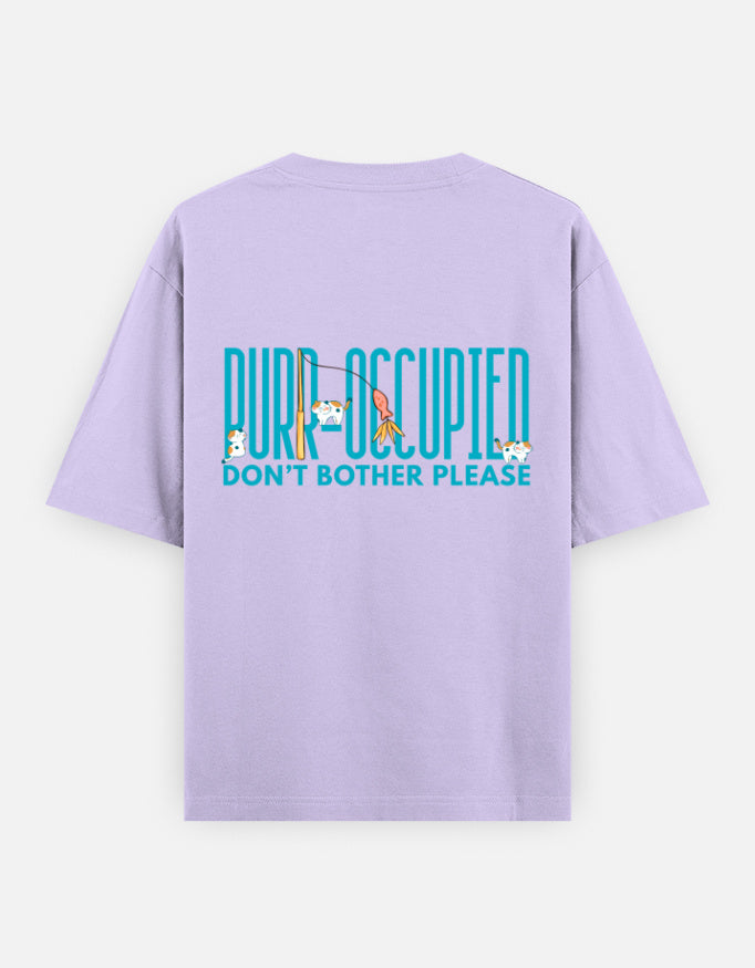 Lavender – Cat Spirit Animal Oversized Tee