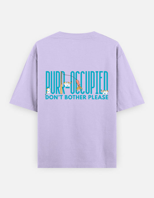 Lavender – Cat Spirit Animal Oversized Tee