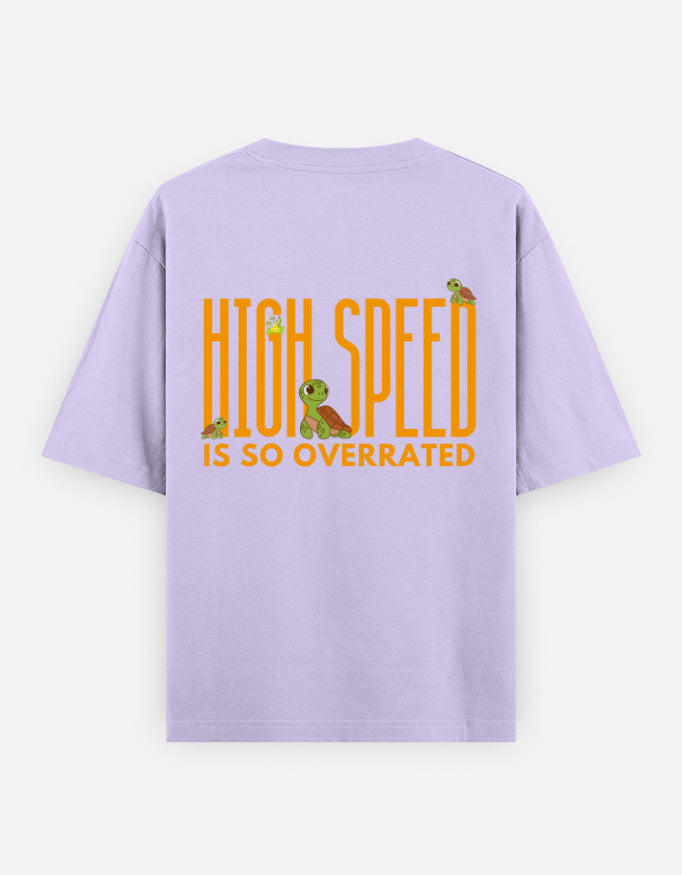 Lavender – Tortoise Spirit Animal Oversized Tee