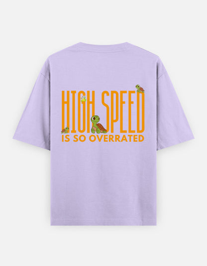 Lavender – Tortoise Spirit Animal Oversized Tee