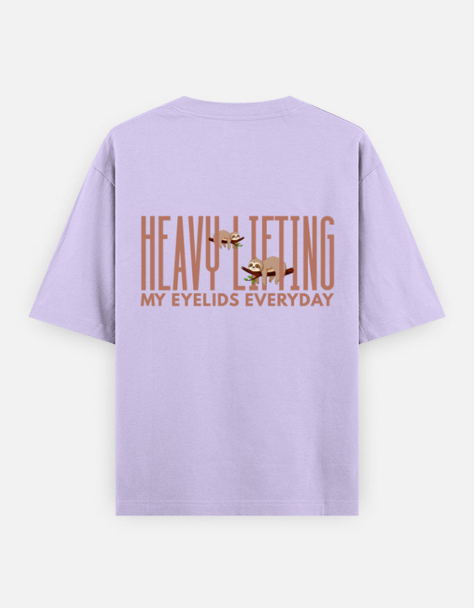 Lavender – Sloth Spirit Animal Oversized Tee