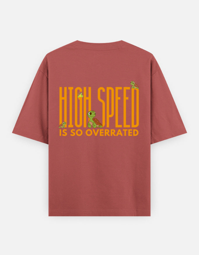 Coral – Tortoise Spirit Animal Oversized Tee