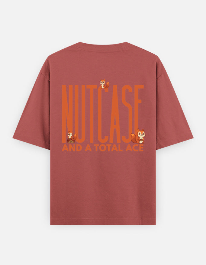 Coral – Squirrel Spirit Animal Oversized Tee