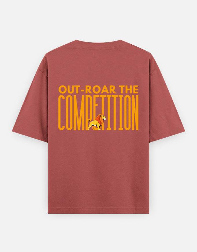Coral – Lion Spirit Animal Oversized Tee