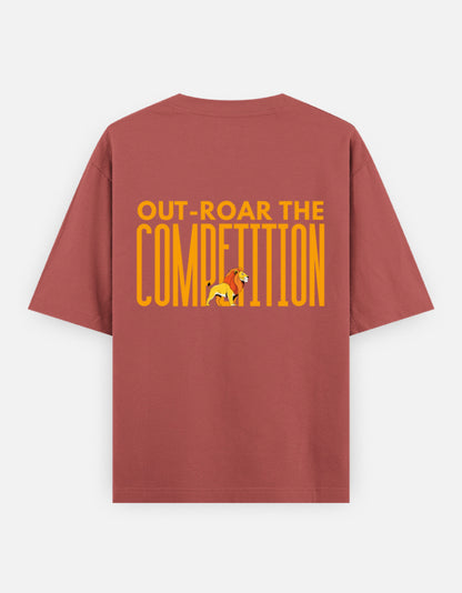 Coral – Lion Spirit Animal Oversized Tee