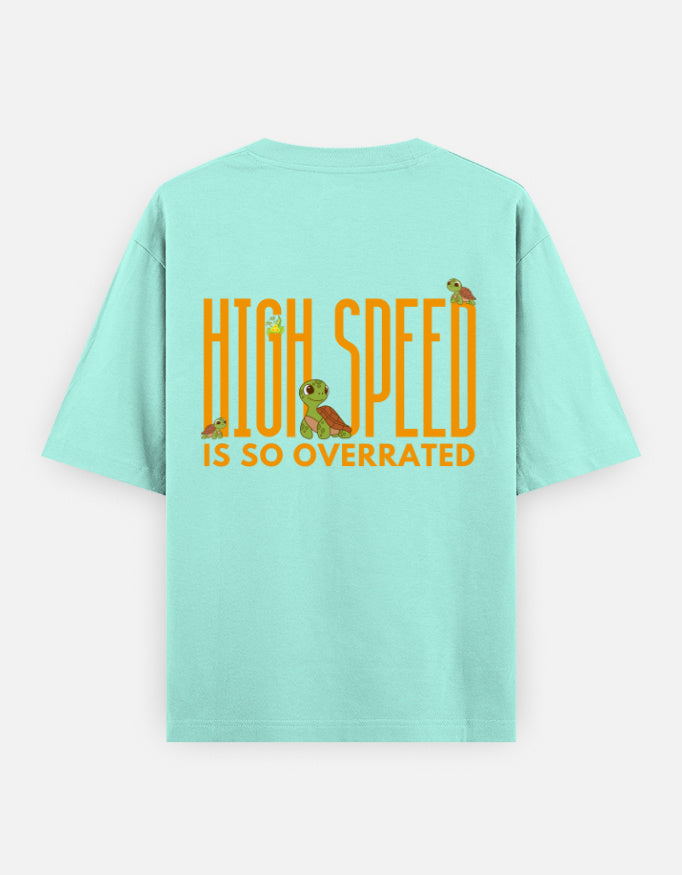 Mint – Tortoise Spirit Animal Oversized Tee