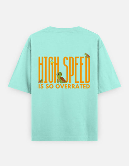 Mint – Tortoise Spirit Animal Oversized Tee