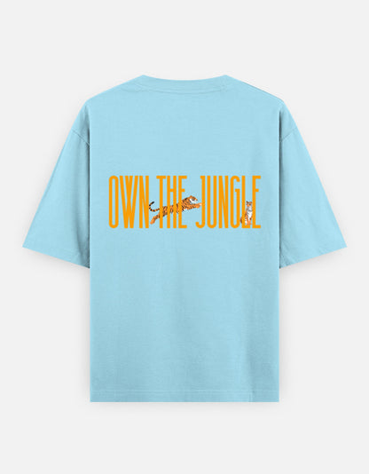 Baby Blue – Tiger Spirit Animal Oversized Tee