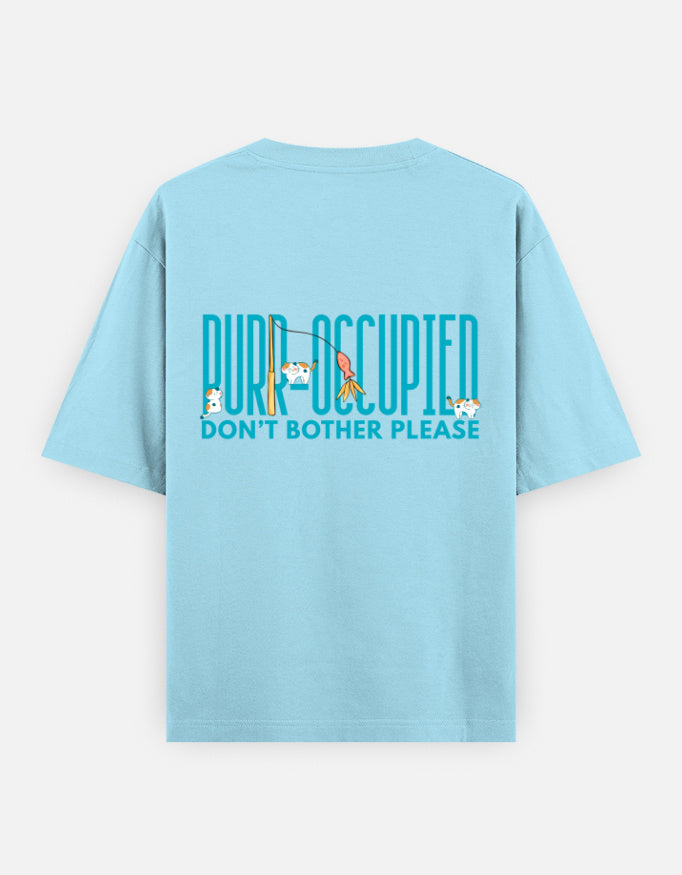 Baby Blue – Cat Spirit Animal Oversized Tee
