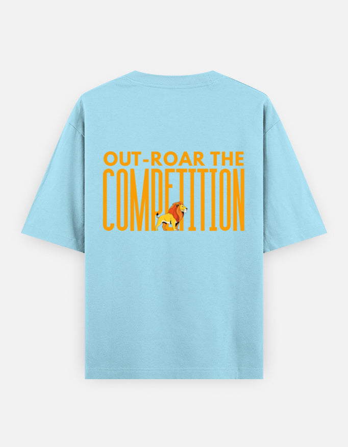 Baby Blue – Lion Spirit Animal Oversized Tee