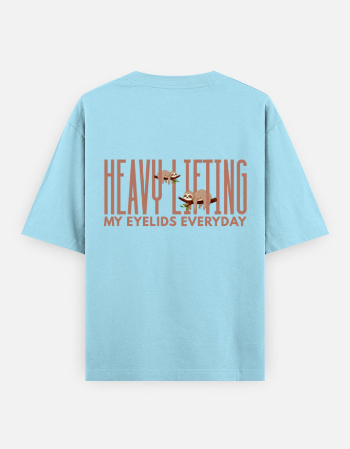 Baby Blue – Sloth Spirit Animal Oversized Tee