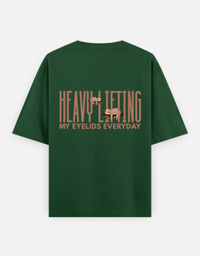 Bottle Green – Sloth Spirit Animal Oversized Tee