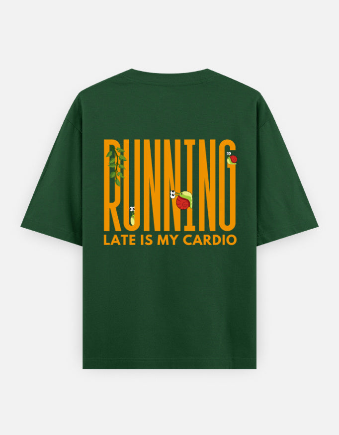 Bottle Green – Snail Spirit Animal Oversized Tee