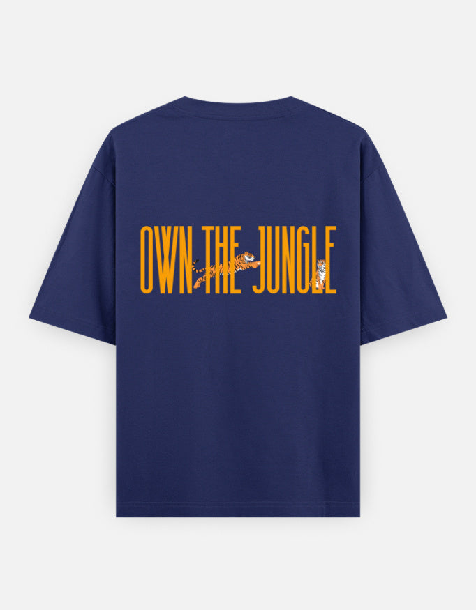 Royal Blue – Tiger Spirit Animal Oversized Tee