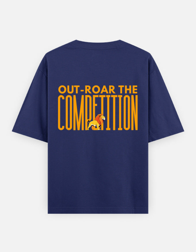 Royal Blue – Lion Spirit Animal Oversized Tee
