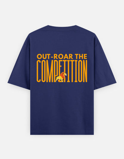 Royal Blue – Lion Spirit Animal Oversized Tee