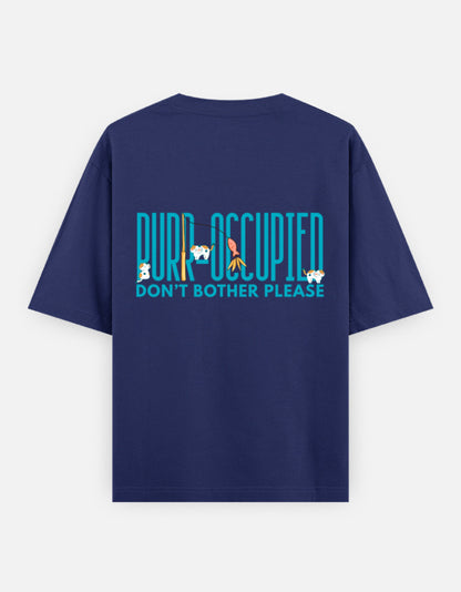 Royal Blue – Cat Spirit Animal Oversized Tee