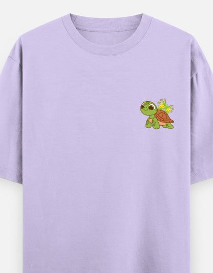 Lavender – Tortoise Spirit Animal Oversized Tee