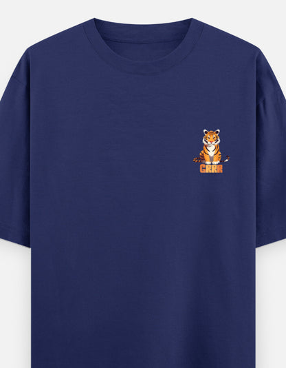 Royal Blue – Tiger Spirit Animal Oversized Tee