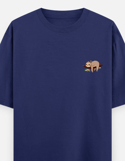 Royal Blue – Sloth Spirit Animal Oversized Tee