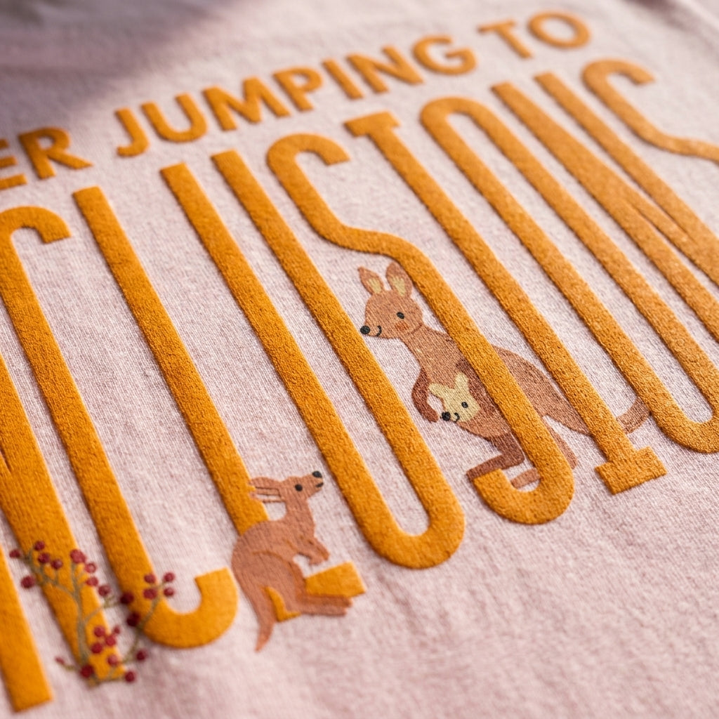 Jumping To Conclusions oversized graphic tee worn in an Indian street-style setting — Light Baby Pink streetwear India | StyleUp.Today